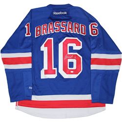 Derick Brassard Signed New York Rangers Blue Authentic Jersey