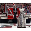 Image 1 : Martin Brodeur Signed Close Up Trophy Retirement Night 16X20 Photo