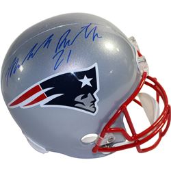 Malcolm Butler Signed New England Patriots Full Size Replica Helmet
