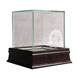 Glass Single Baseball Case With DJ3K Logo Etched