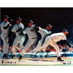 Roger Clemens Yankees Multi-Exposure 16X20 Photo (TS Auth) (MLB AUTH)