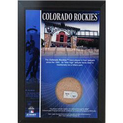 Coors Field 4X6 Dirt Plaque