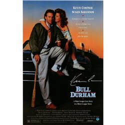 Kevin Costner Signed Bull Durham 11X17 Movie Poster