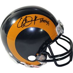Eric Dickerson Signed Throwback Rams Mini Helmet W/ "HOF 99" Insc