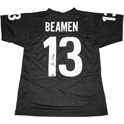 Jamie Foxx Signed Black Willie Beamen Jersey (Authentic Signings Auth)
