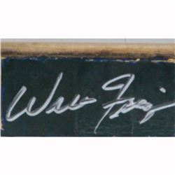 Walt Frazier Signed MSG 2X3 Court Piece