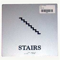 Stairs Sign From  Giants Stadium (8X8)
