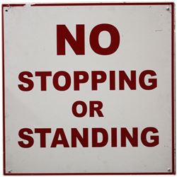 No Stopping Or Standing (36X36)