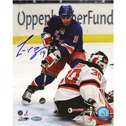Scott Gomez Shot Vs Devils 8X10 Photo