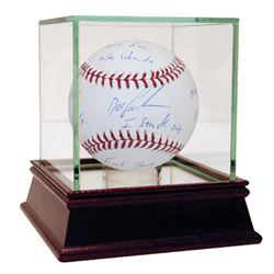 Dwight 'Doc' Gooden Signed MLB Baseball W/ "I Struck Out: Pete Rose/Mike Schmidt/Frank Thomas/Ryne S