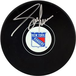 Adam Graves New York Rangers Signed Puck