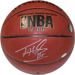 Tim Hardaway Signed NBA Zi/O Basketball (Signed In Silver)
