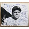 Image 1 : Babe Ruth Stare 20X24 Photo Multi Signed W/ HOF Insc. LE/15 (36 Signatures)