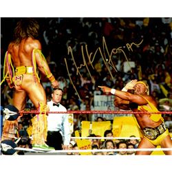 Hulk Hogan Signed Call To The Ultimate Warrior 8X10 Photo