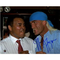 Hulk Hogan Signed 'With Ali' 8X10 Photo