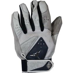 Derek Jeter 2012 White/Blue Game Used Batting Glove (Single)