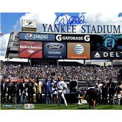 Derek Jeter Signed Derek Jeter Day Ceremony 8X10 Photo (MLB Auth)