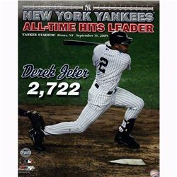 Derek Jeter "All Time Hits Leader" Vertical 16X20 Photo Collage Uns (PF)