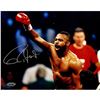 Image 1 : Roy Jones Jr. Signed Celebrating Vs. Virgil Hill 8X10 Horizontal Photo