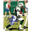 Image 1 : Curtis Martin Jets Signed Side View Running 8X10 Photo W/ "HOF 12" Insc.