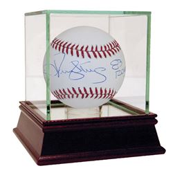 Darryl Strawberry & Jacob Degrom Dual Signed MLB Baseball W/ "83 ROY, 2014 ROY" Insc.