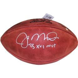 Joe Montana Signed Super Bowl XVI Football W/ "SB XVI MVP" Insc.