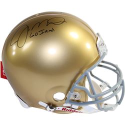 Joe Montana Signed Notre Dame Full Size Authentic Helmet W/ "Go Irish" Insc.