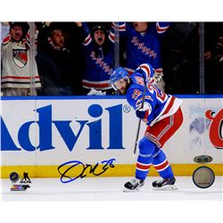 Dominic Moore Celebrating Game Winning Game 6 Goal Vs Canadiens Signed 8X10 Photo