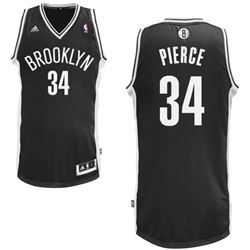 Paul Pierce Brooklyn Nets Black Replica Jersey