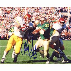 Allen Pinkett ND Run Vs USC 8X10 Photo