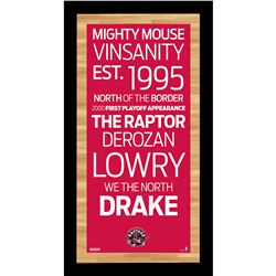 Toronto Raptors Subway Sign Wall Art 9.5X19 Photo