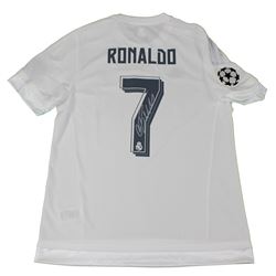 Cristiano Ronaldo Signed Real Madrid Home 15/16 Jersey (ICONS Auth)