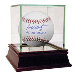 Bobby Shantz Signed MLB Baseball W/ 1952 All Star Game, Struck Out Stan Musial, Struck Out Jackie Ro