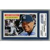Image 1 : Gary Sheffield Signed 2005 Topps Card - Yankees - 1/2 Swing 1/2 Portrait (Slabbed By Steiner)
