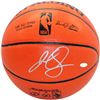 Image 1 : J.R. Smith Signed I/O NBA Orange Basketball (Signed In Silver)