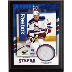 Derek Stepan New York Rangers 4X6 Jersey Plaque