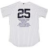 Image 1 : Mark Teixeira Signed Yankees Authentic Home Pinstripe Jersey W/ Embroidered Stats (LE/25)(MLB Auth)