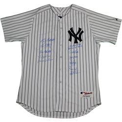 New York Yankees Dynasty 11 Signature Mariano Rivera Pinstripe Authentic Jersey  W/ "All 4 96,98,99,