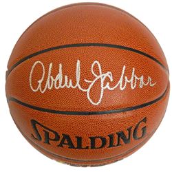 Kareem Abdul-Jabbar Signed Spalding NBA Indoor/Outdoor Basketball