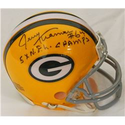 Jerry Kramer Signed Green Bay Packers Throwback Riddell Mini Helmet W/5X NFL Champs