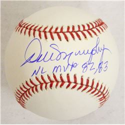 Dale Murphy Signed Rawlings Official MLB Baseball W/NL MVP 82, 83