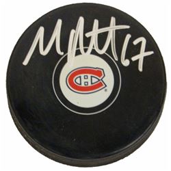 Max Pacioretty Signed Montreal Canadians Logo Hockey Puck