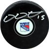 Image 1 : Derek Dorsett Signed New York Rangers Puck