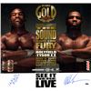 Image 1 : Evander Holyfield/Mike Tyson Signed 21X22 Fight Rematch Poster