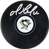 Image 1 : Mario Lemieux Signed Pittsburgh Penguins Puck (Signed In Silver)( Reichpm Auth)