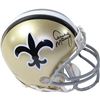 Image 1 : Archie Manning Signed New Orleans Saints Throwback Mini Helmet