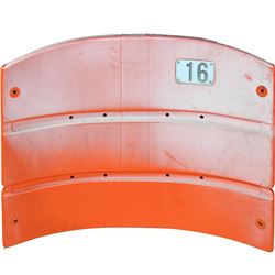 San Francisco Candlestick Park Orange Seatback W/ Grooves