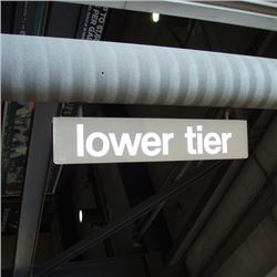 Lower Tier Sign From  Giants Stadium (13X66 1/2)