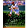 Image 1 : Barry Larkin Signed Jump Vertical 8X10 Photo