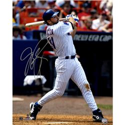 Mike Piazza Signed Mets Swing 16X20 Photo